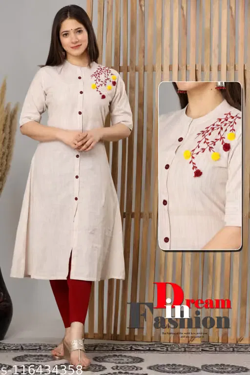 Aline kurta dress, designed for both comfort and style Crafted from lightweight, breathable fabric, this dress features intricate detailing and a flattering silhouette that effortlessly transitions from day to night The vibrant orange hue adds a pop of color to your ensemble